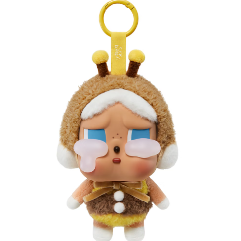 Pop Mart CRYBABY Sunset Concert Series Plush Pendant - I'll Bring You A Flower