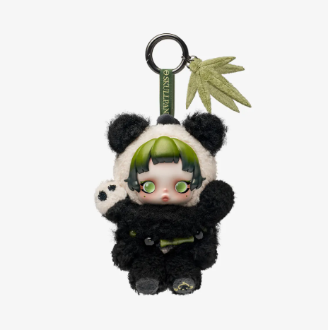 Pop Mart SKULLPANDA Lazy Panda Plush Doll Pendant