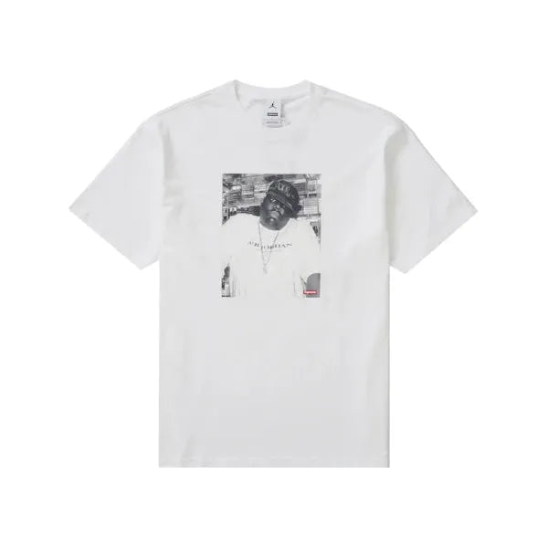 Supreme Jordan Biggie S/S Top White