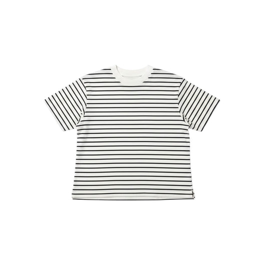 Uniqlo AIRism Cotton T-Shirt – Striped Off-White (Women’s)