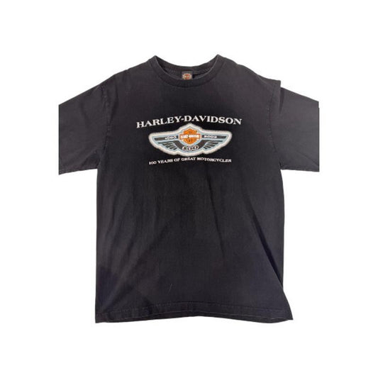 Vintage Harley Davidson Black Tee