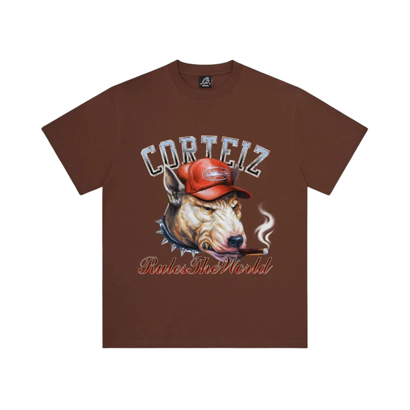 Corteiz Dog Pound Tee Brown