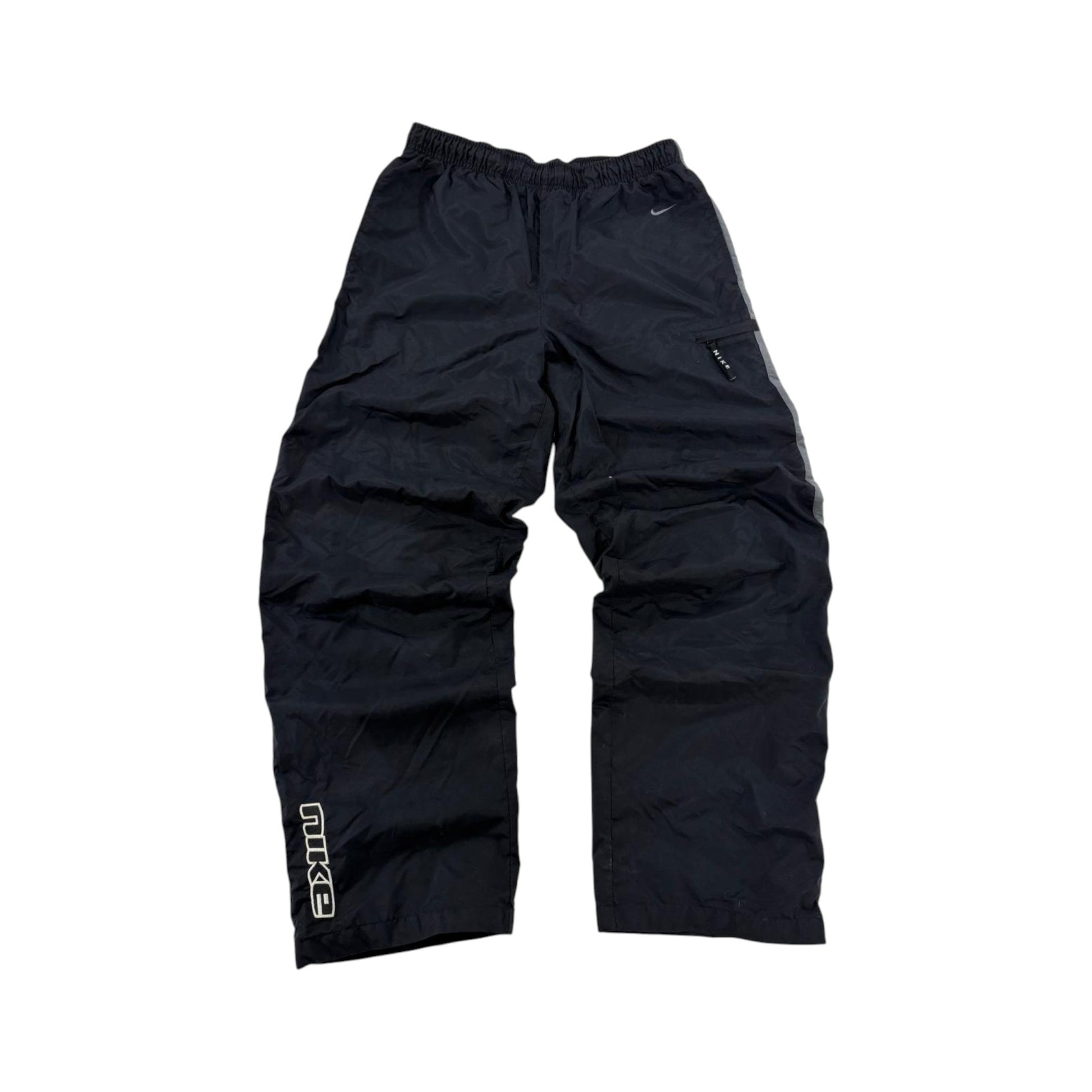 Vintage Nike Track Pants Black/Grey Swoosh