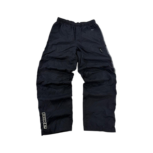 Vintage Nike Track Pants Black/Grey Swoosh