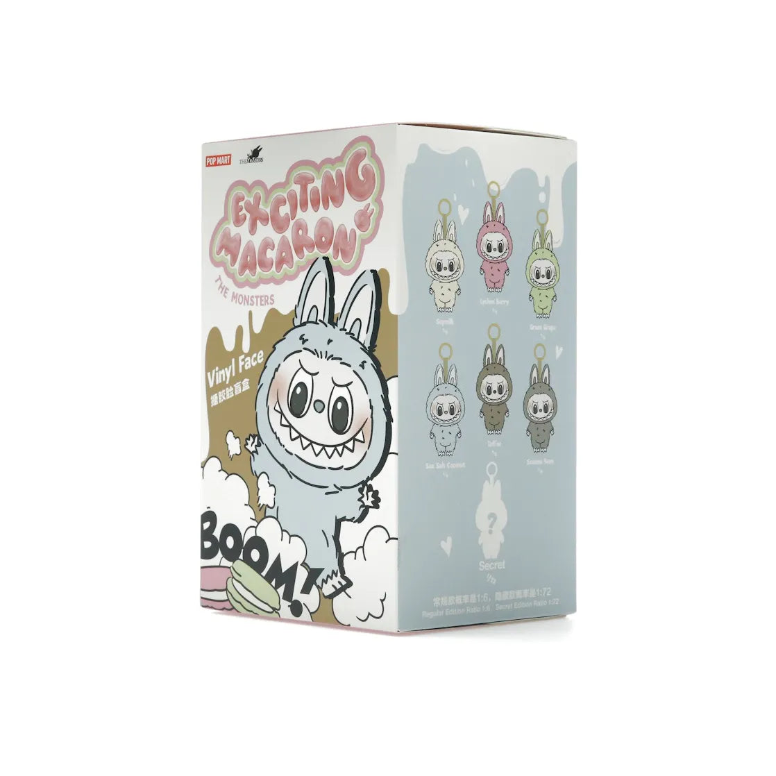Pop Mart Labubu The Monsters Exciting Macaron Vinyl Plush Pendant Single Blind Box