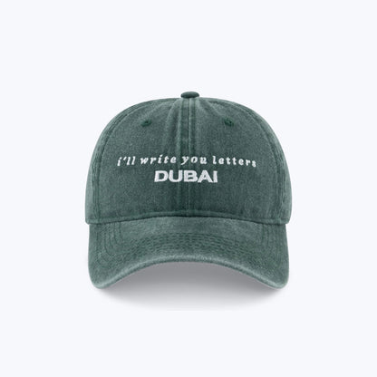 acid wash dad cap olive green