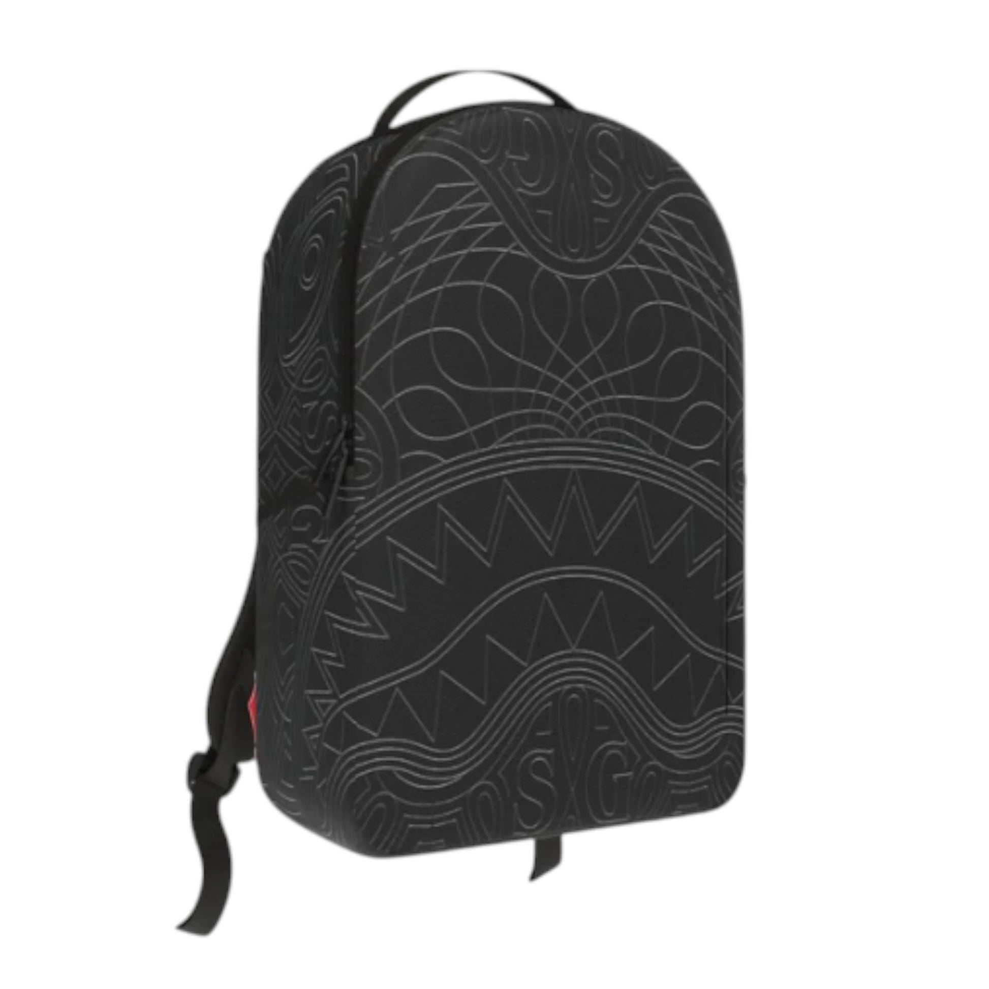 Sprayground Tonal Monogram Emboss Shark Backpack