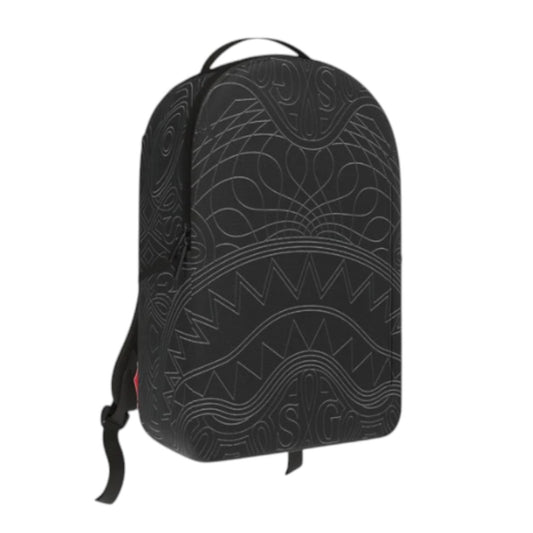 Sprayground Tonal Monogram Emboss Shark Backpack