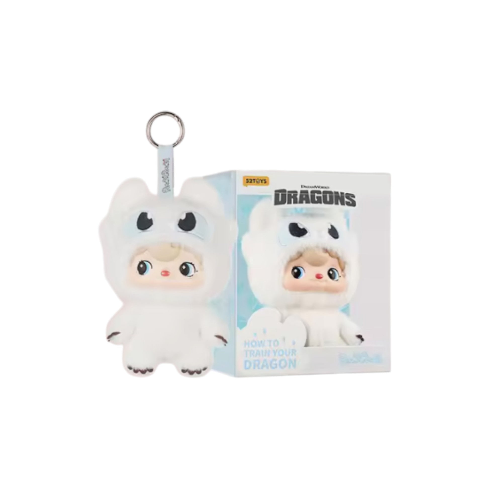 POUKAPOUKA x How To Train Your Dragon Vinyl Plush Toy - Light Fury