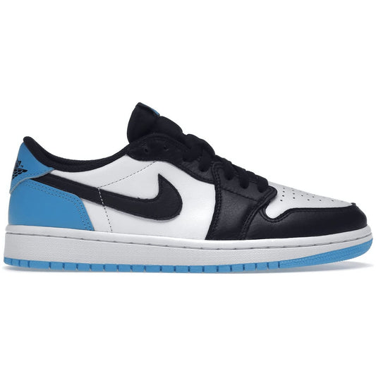 Jordan 1 Low Black Dark Powder Blue (W)