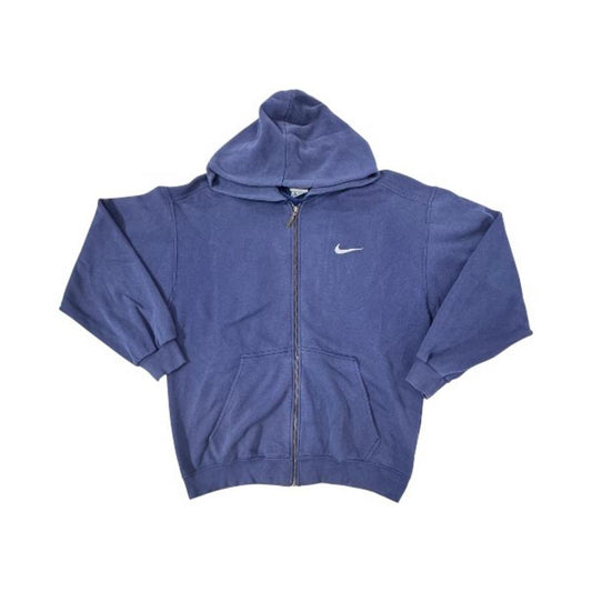 Vintage Nike Zip-up Blue Hoodie