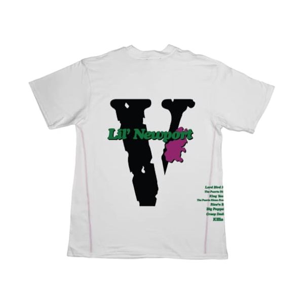 Vlone Yams Day Lil Newport T-shirt White