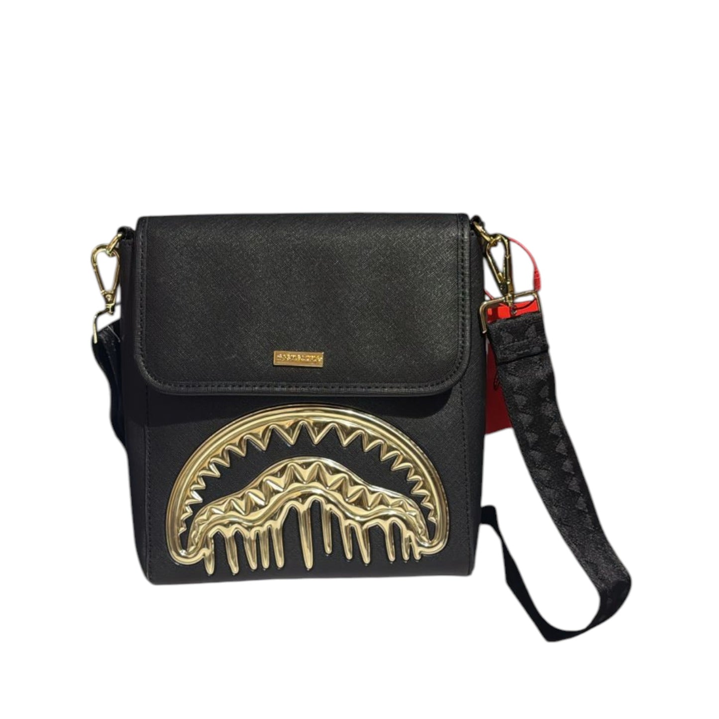 Sprayground Gold And Dangerous Messenger Bag