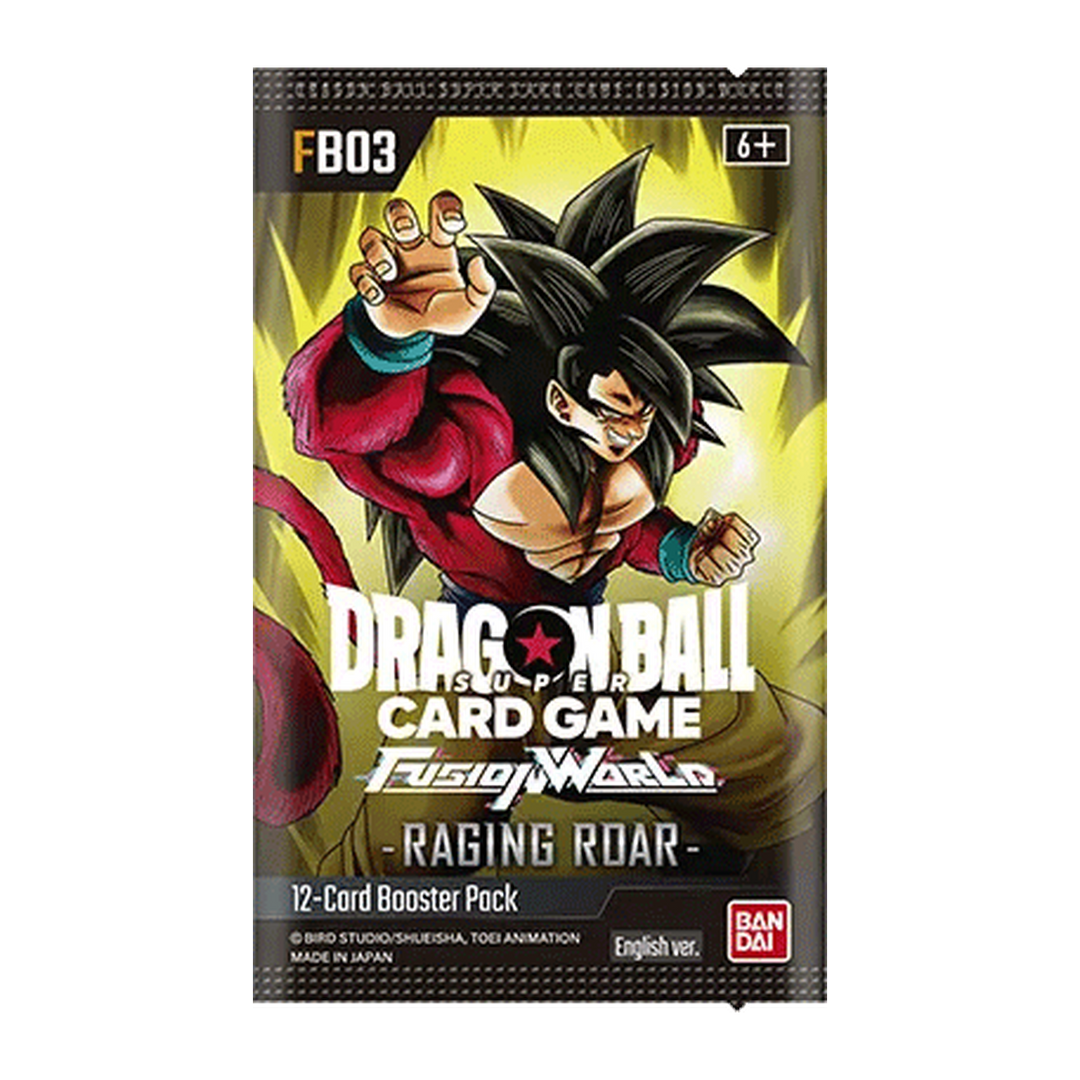 Dragon Ball Super Card Game Fusion World FB03 Raging Roar booster pack