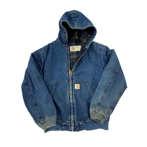 Vintage Carhartt Denim Blue Zip Hoodie