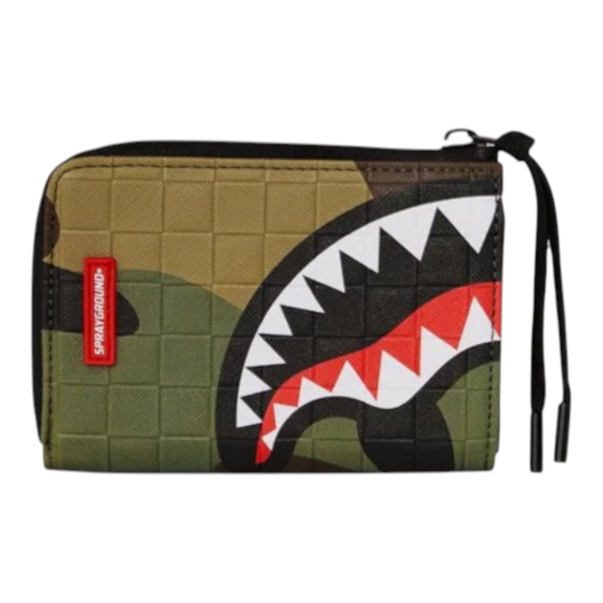 Sprayground Woodland Camo Check Wallet