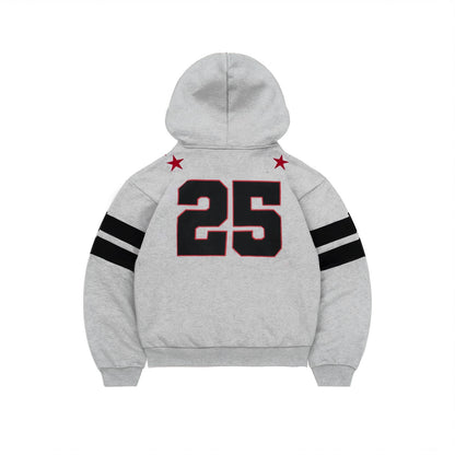 Bravest Studios - Grey Star Zip Hoodie