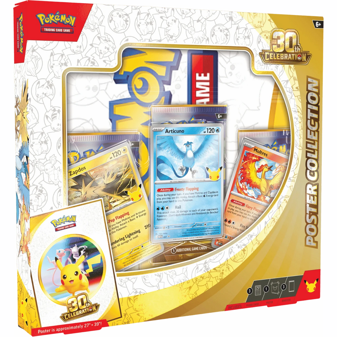 Pokémon TCG 30th Celebration Poster Collection retail box