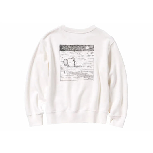 KAWS x Uniqlo Kids Longsleeve Sweatshirt (US Sizing) Off White