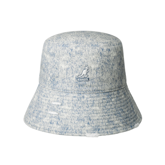 WASHED DENIM BUCKET BLUE