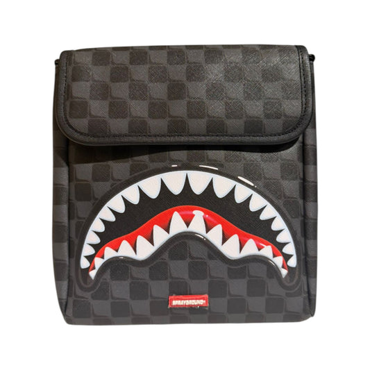 Sprayground SHARKS IN PARIS BALLOON BLACK MESSENGER SLING