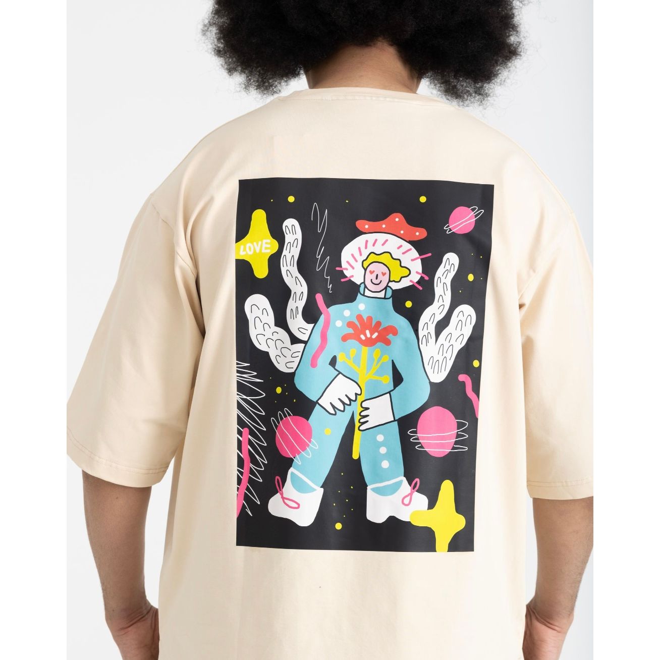 Moonchild T-shirt Bleeched Sand