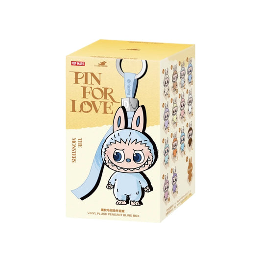 Pop Mart Labubu The Monsters Pin for Love Series Vinyl Plush Pendant (A-M) Single Blind Box
