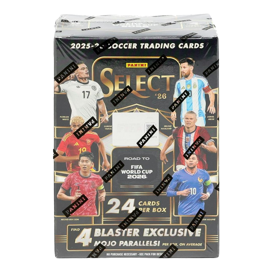 HypeSelection 2025-26 Panini Select Road to FIFA World Cup soccer trading card value box with 24 cards