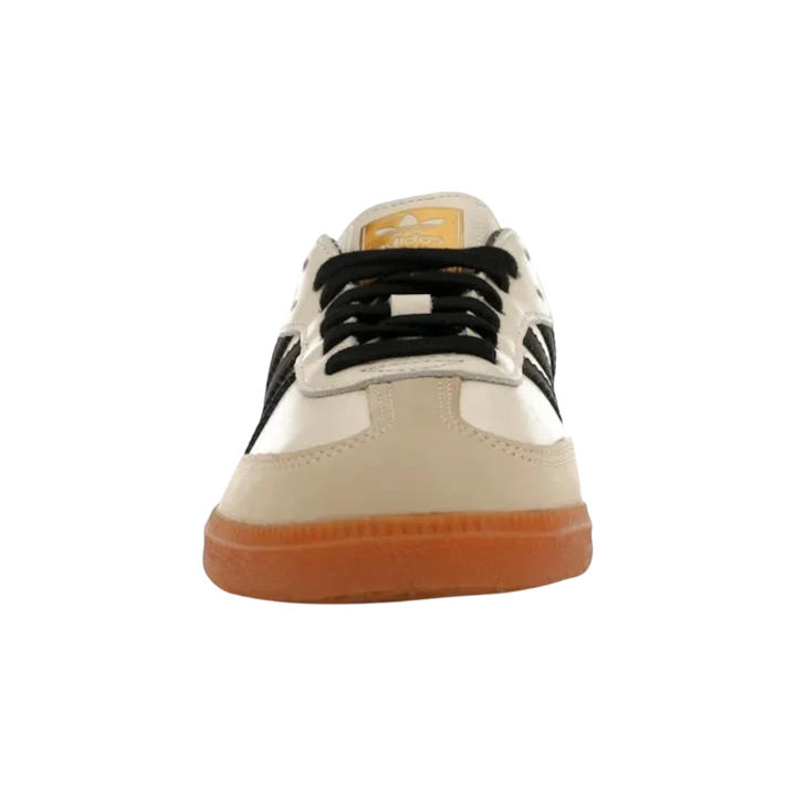 HypeSelection adidas Samba OG cream leather sneakers with Sand Strata suede overlays and gum sole.