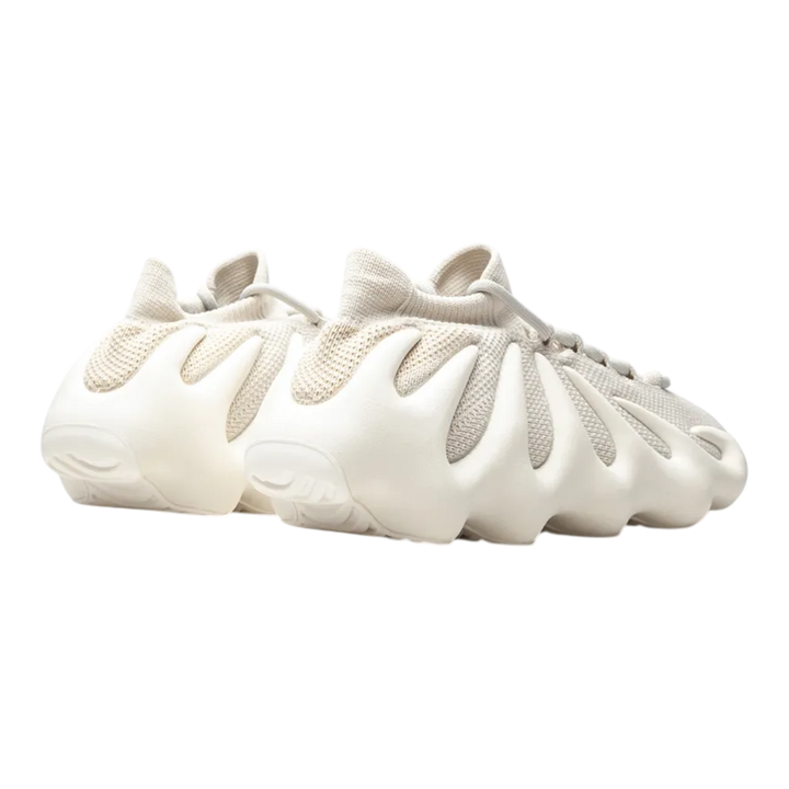 HypeSelection adidas Yeezy 450 Cloud White knit sneakers with unique EVA foam sole and integrated lacing.