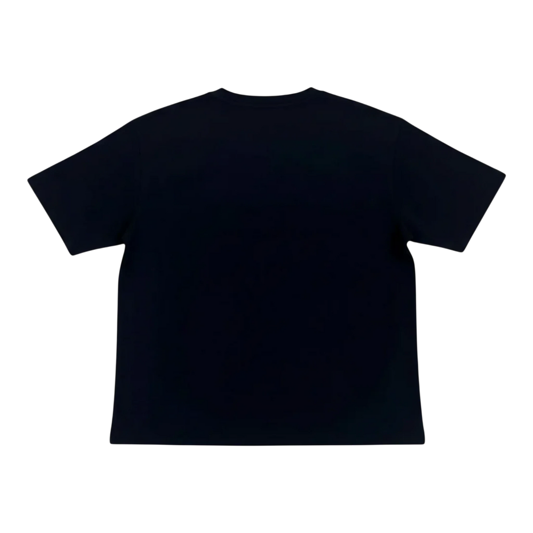 HypeSelection black cotton blend AIRism t-shirt with crew neck and short sleeves, moisture-wicking and breathable.