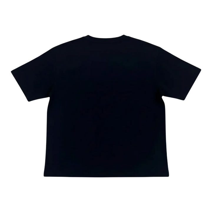 HypeSelection black cotton blend AIRism t-shirt with crew neck and short sleeves, moisture-wicking and breathable.