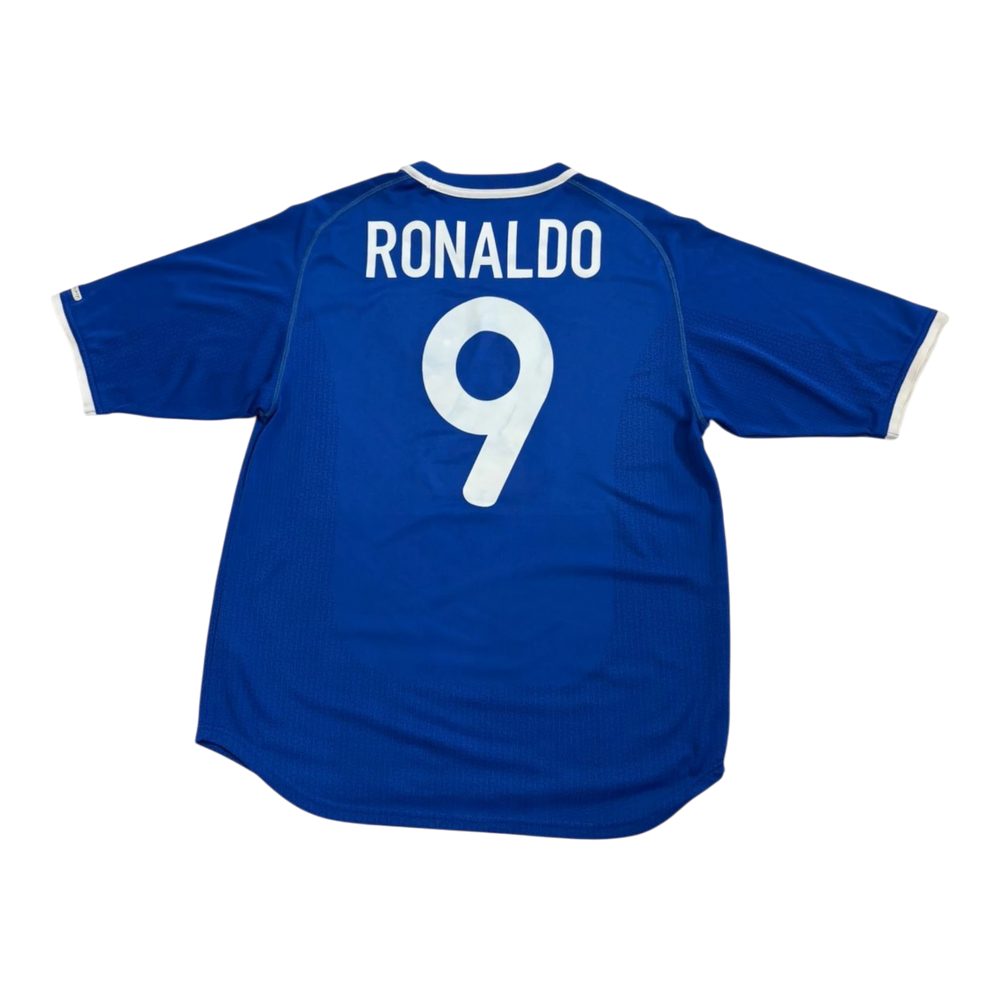 HypeSelection Vintage Nike Brazil Ronaldo #9 blue soccer jersey