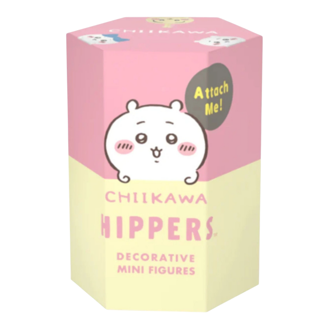 HypeSelection Sonny Angel HIPPERS CHiiKAWA blind box collectible figure with cute character design and 'Attach Me!' text.