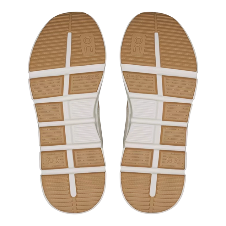 HypeSelection Cloud Play Kids Dew Lark beige and white rubber sole sneakers with CloudTec cushioning.