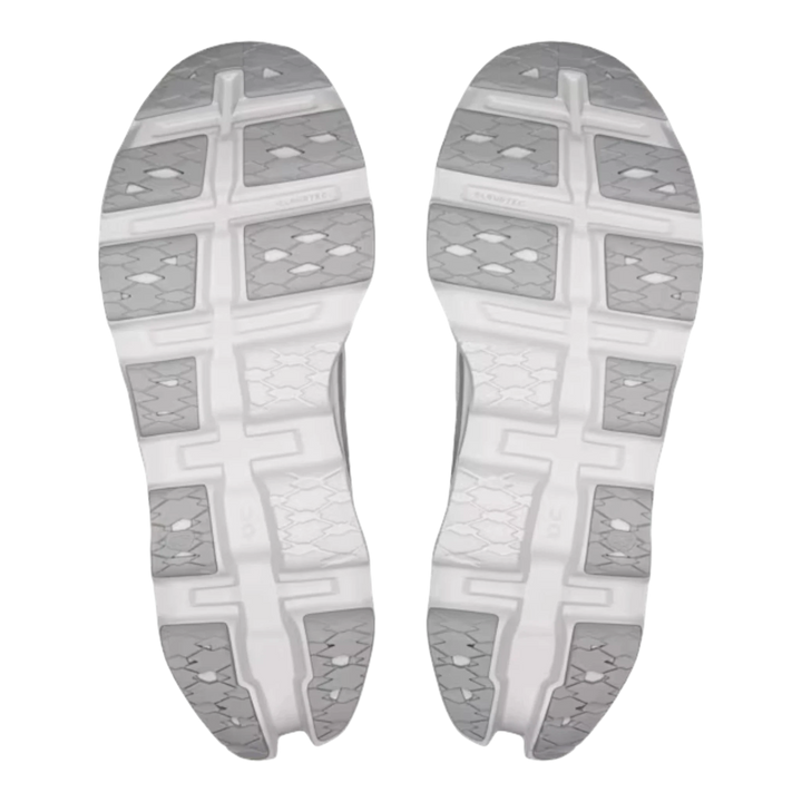 HypeSelection Cloudmonster 3 Wolf running shoes soles, grey and white with CloudTec cushioning.