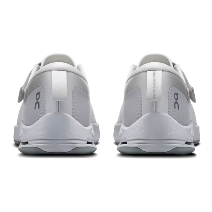 HypeSelection Cloudnova Moon 1 W Wolf | Alloy white engineered mesh lifestyle sneakers with velcro strap and CloudTec cushioning.