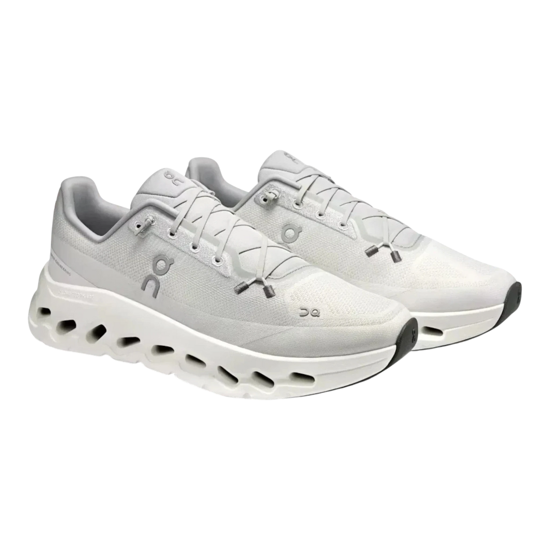 HypeSelection Cloudtilt Glaceir Ice running shoes in light grey with signature cushioning and quick-lace system.