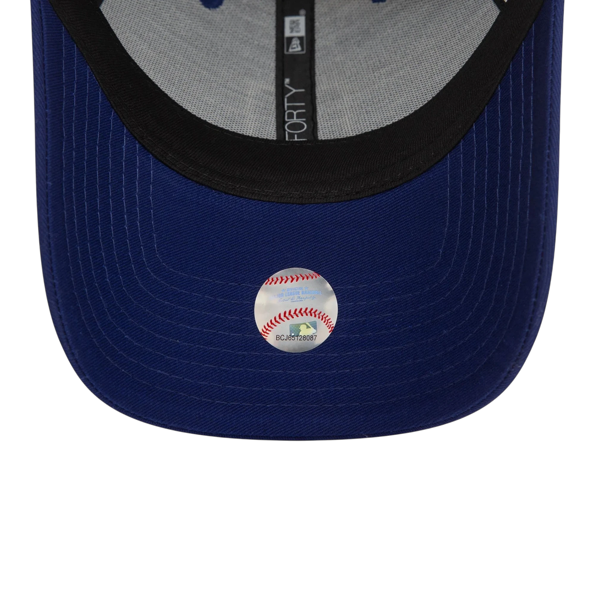 HypeSelection royal blue cotton Los Angeles Dodgers baseball cap with embroidered logo and metallic MLB patch.