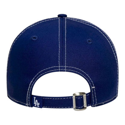 HypeSelection royal blue New Era Los Angeles Dodgers 9TWENTY cap with contrast stitching and adjustable strapback.