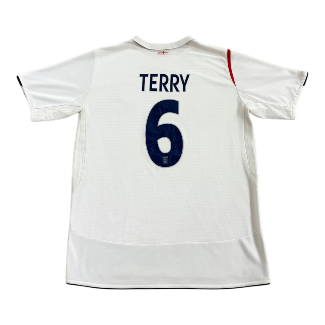 HypeSelection vintage 2005-07 England home football shirt with Terry 