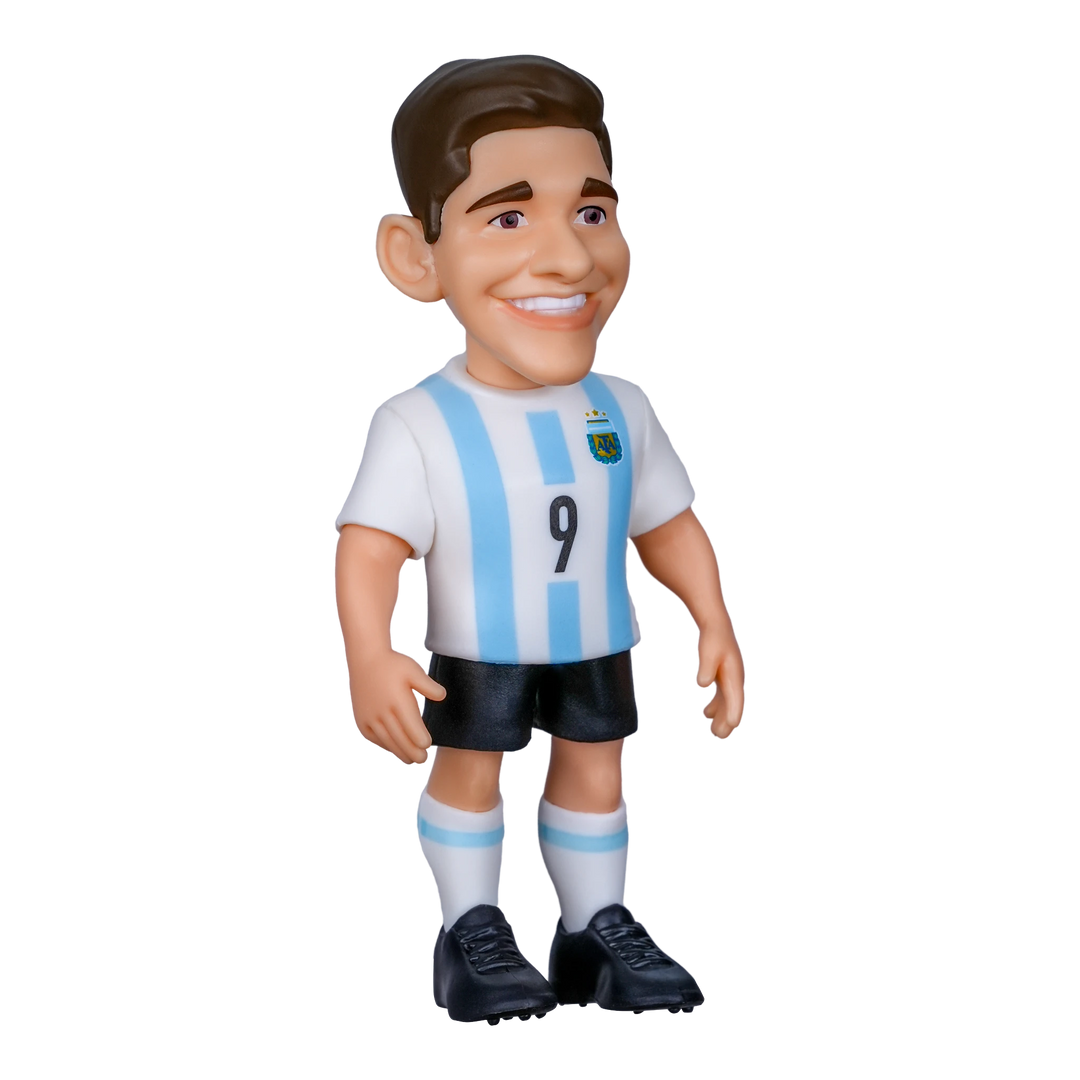HypeSelection Minix 7cm PVC collectible figure of Julián Álvarez in the Argentina national team kit