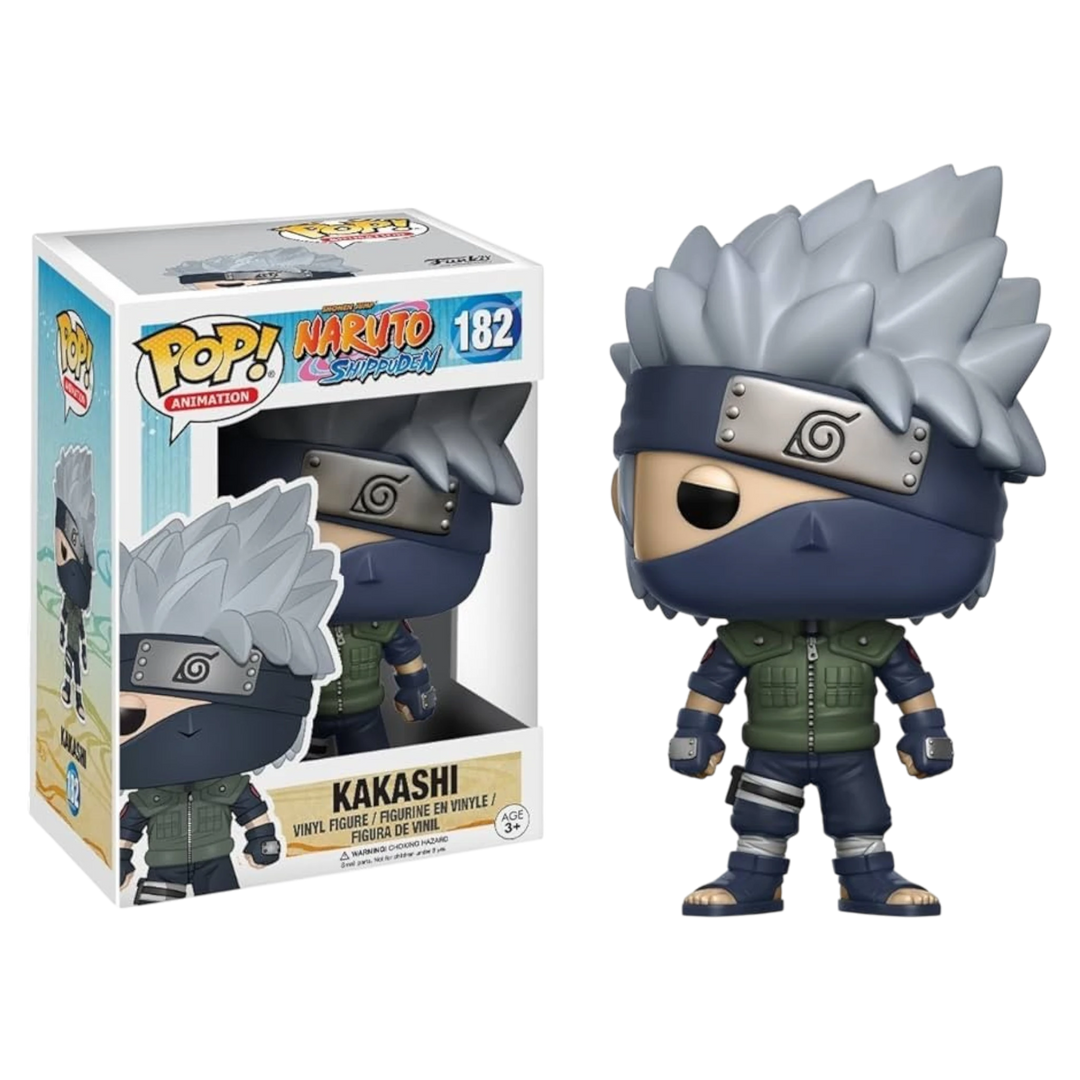 HypeSelection Funko Pop! Animation Kakashi Hatake vinyl figure from Naruto Shippuden with iconic silver hair and mask.