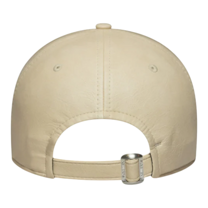 HypeSelection light beige 100% cotton New Era Los Angeles Dodgers 9TWENTY cap with adjustable D-ring closure.