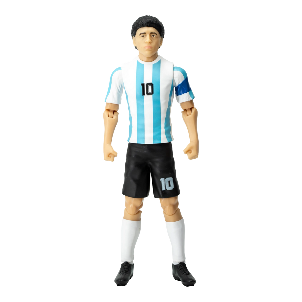 HypeSelection 20cm Diego Maradona action figure in Argentina home kit with number 10, articulated PVC collectible.