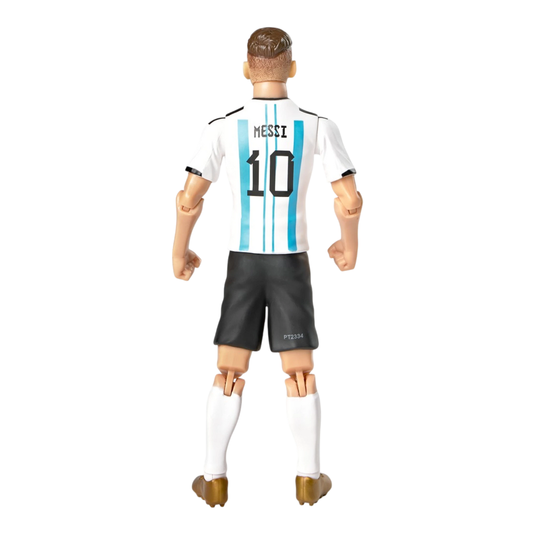 HypeSelection Banbo Toys Sockers Lionel Messi 20cm action figure in Argentina kit with number 10 on the back.