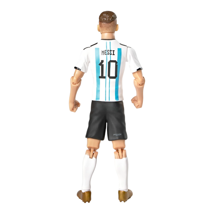 HypeSelection Banbo Toys Sockers Lionel Messi 20cm action figure in Argentina kit with number 10 on the back.