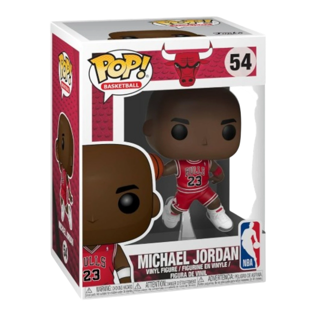 HypeSelection Michael Jordan Funko Pop! vinyl figure in Chicago Bulls uniform #23, holding a basketball.