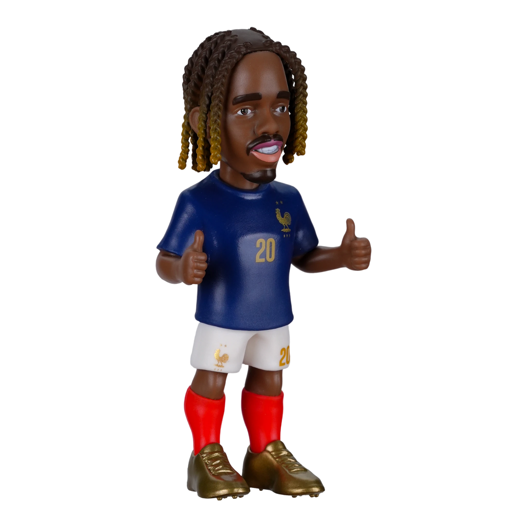 HypeSelection Minix France football collectible figure wearing blue jersey with number 20 and gold accents