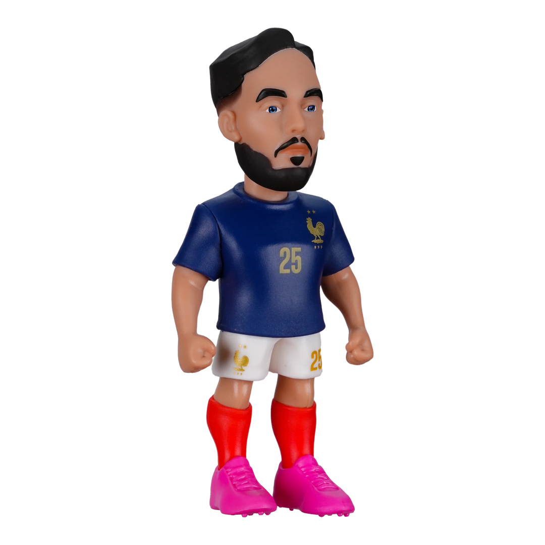 HypeSelection Minix France national team collectible figure in blue kit with number 25, red socks, and pink boots.